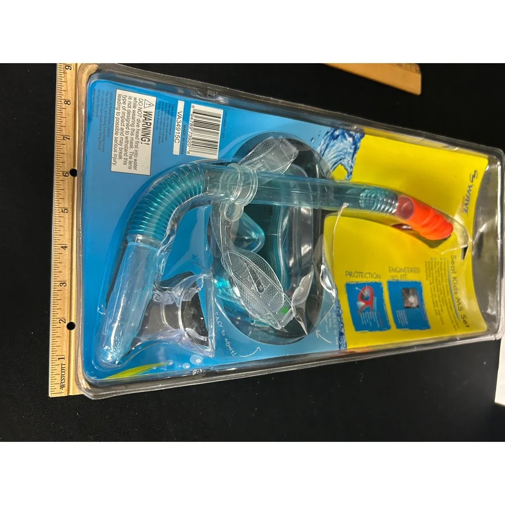 Swave Sprout Kids MS Set Snorkel‎ Mask Swimming Pool Summer Fun Blue